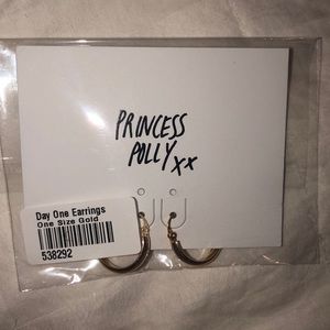 Princess Polly hoop earrings